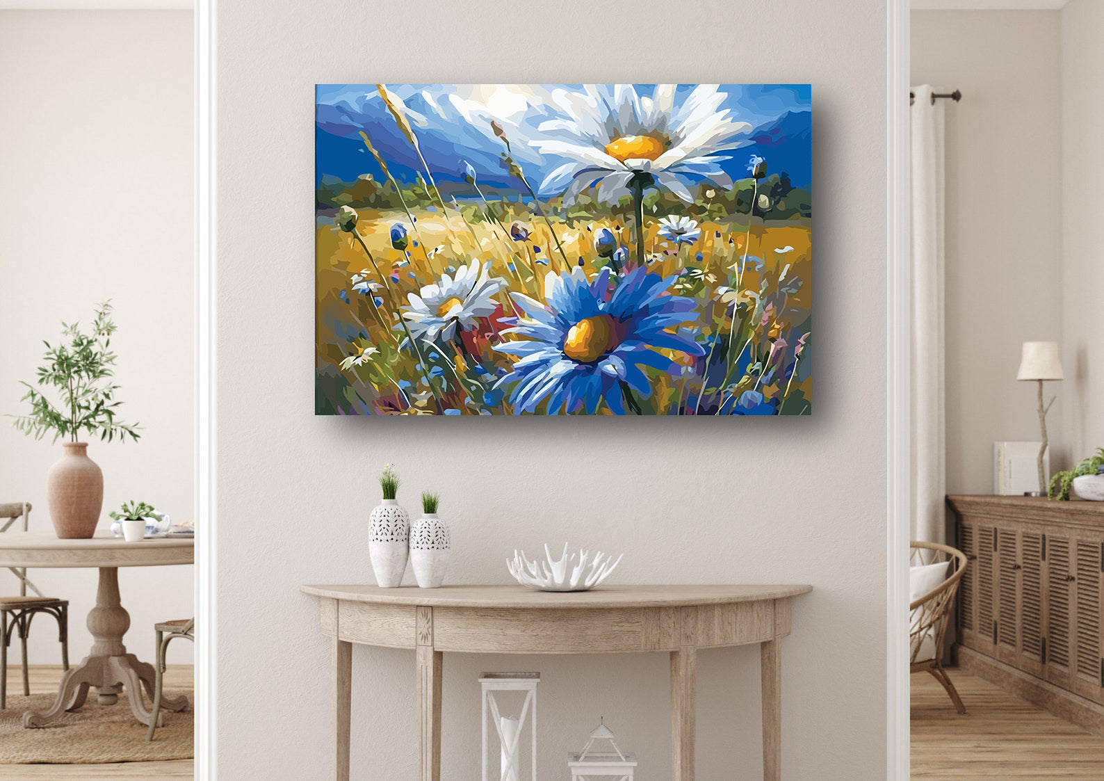 Pictura pe Numere – Peisaj cu musetei 6530