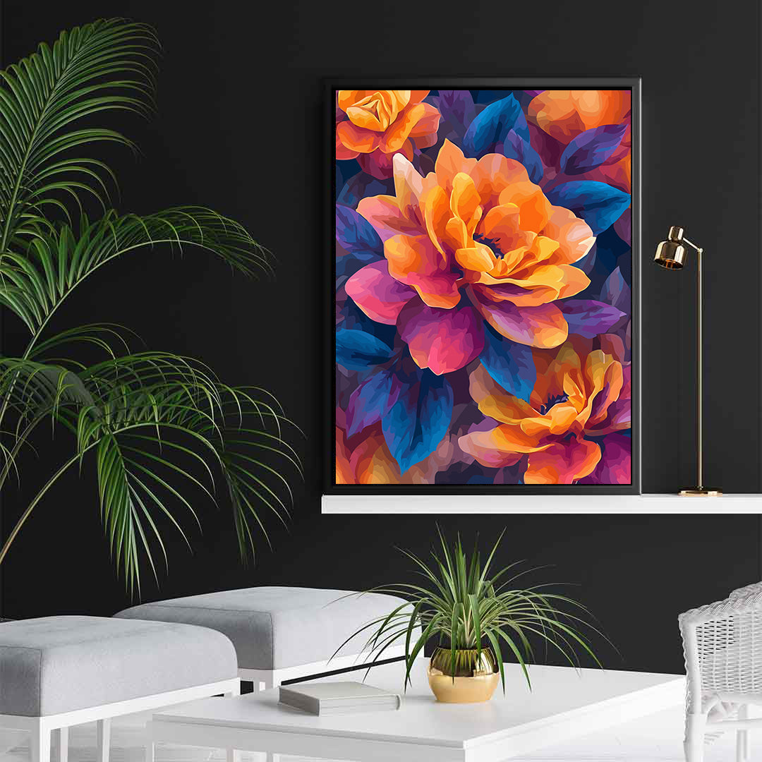 Pictura pe Numere – Dalii colorate 6536