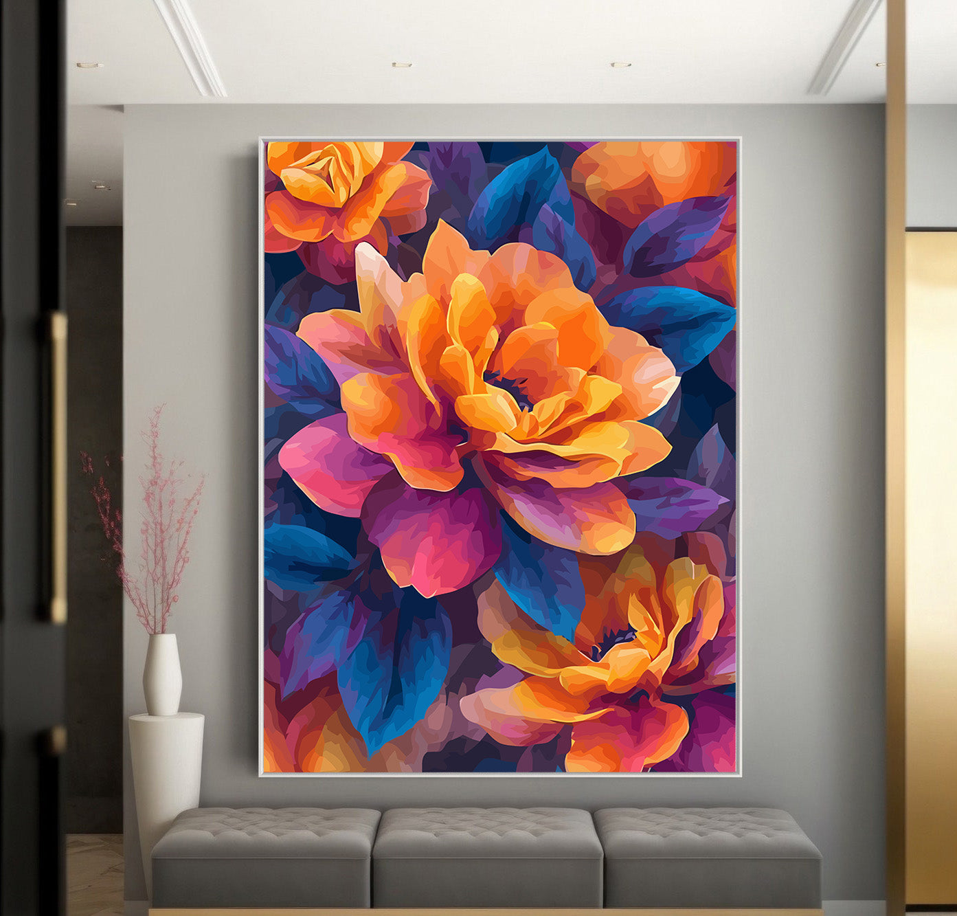 Pictura pe Numere – Dalii colorate 6536