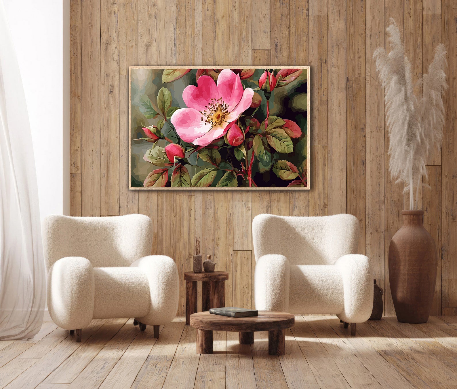 Pictura pe Numere – Maces in plina floare 6539