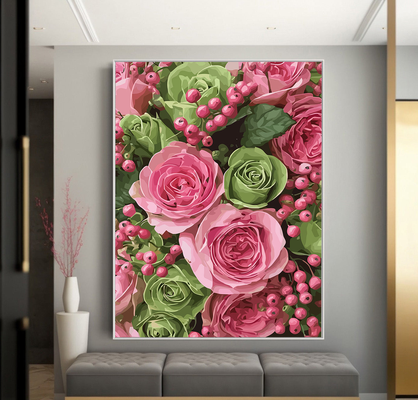 Pictura pe Numere – Buchet de Primavara 6543