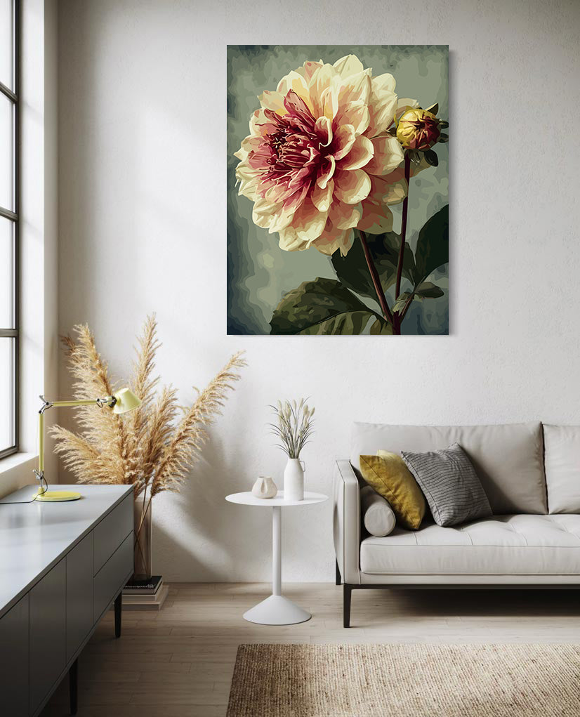 Pictura pe Numere – Inima de Fucsia 6552