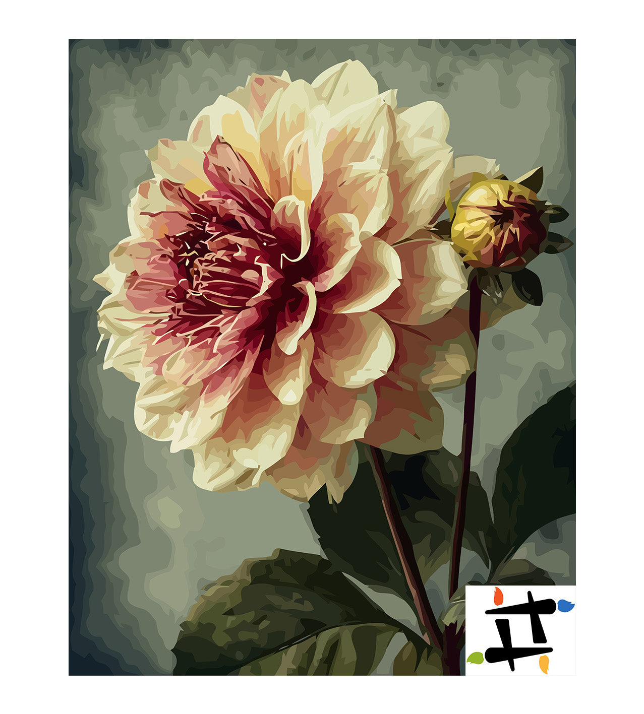 Pictura pe Numere – Inima de Fucsia 6552