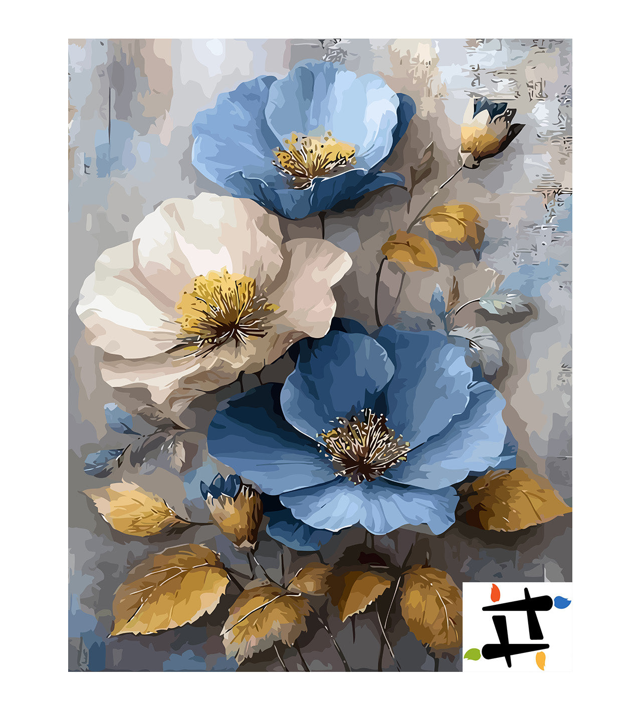 Pictura pe Numere – Petale de Cer si Fildes 6553