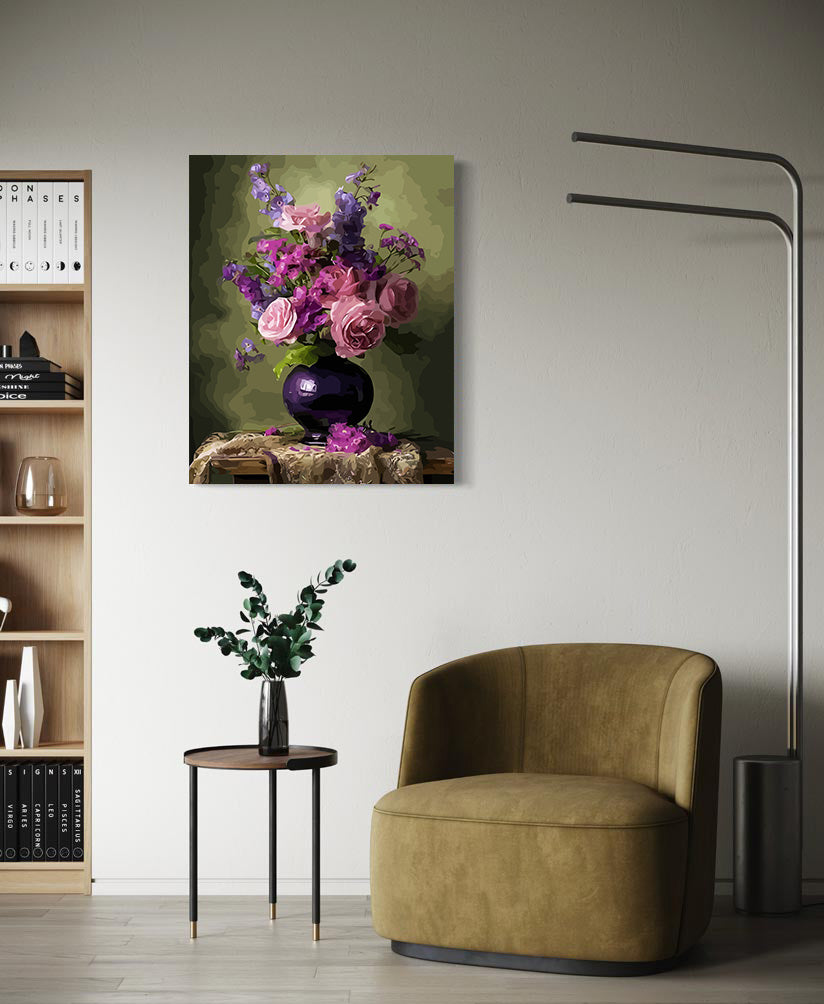 Pictura pe Numere – Ganduri Catifelate 6556