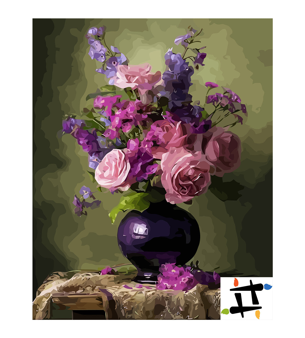 Pictura pe Numere – Ganduri Catifelate 6556