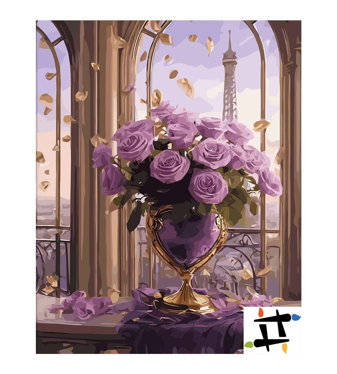 Pictura pe Numere – Dimineata la Paris 6568