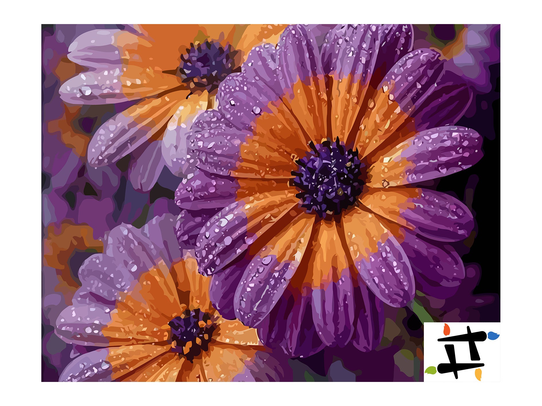 Pictura pe Numere – Lumina in Indigo 6581