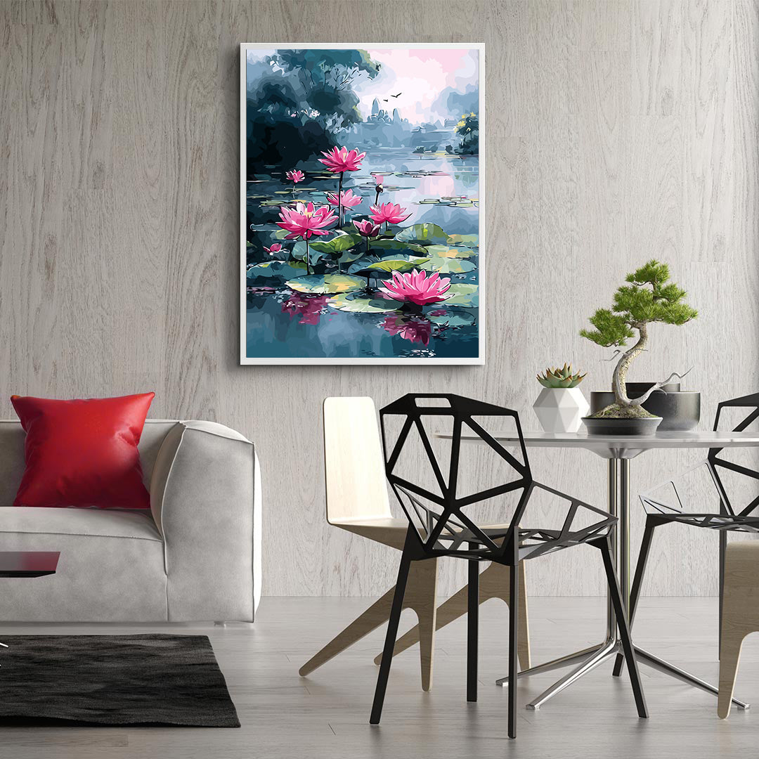 Pictura pe Numere – Regatul nuferilor 6584