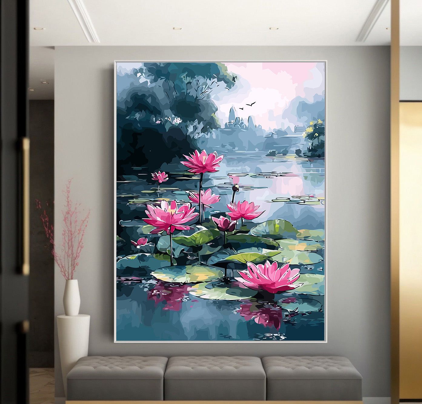 Pictura pe Numere – Regatul nuferilor 6584
