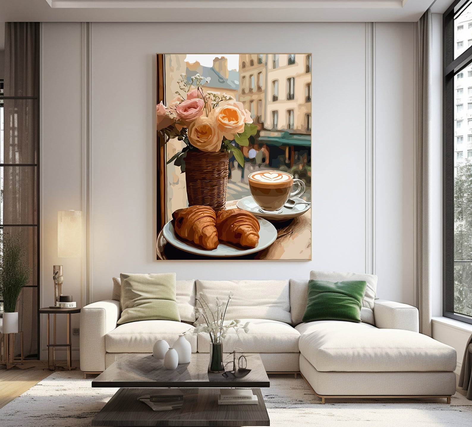 Pictura pe Numere – Rasarit pe Rue de Rivoli 6593