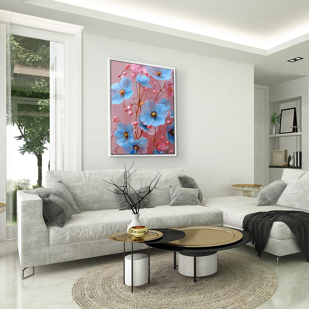 Pictura pe Numere – Dansul macilor de safir 6600