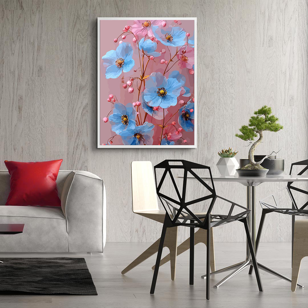 Pictura pe Numere – Dansul macilor de safir 6600
