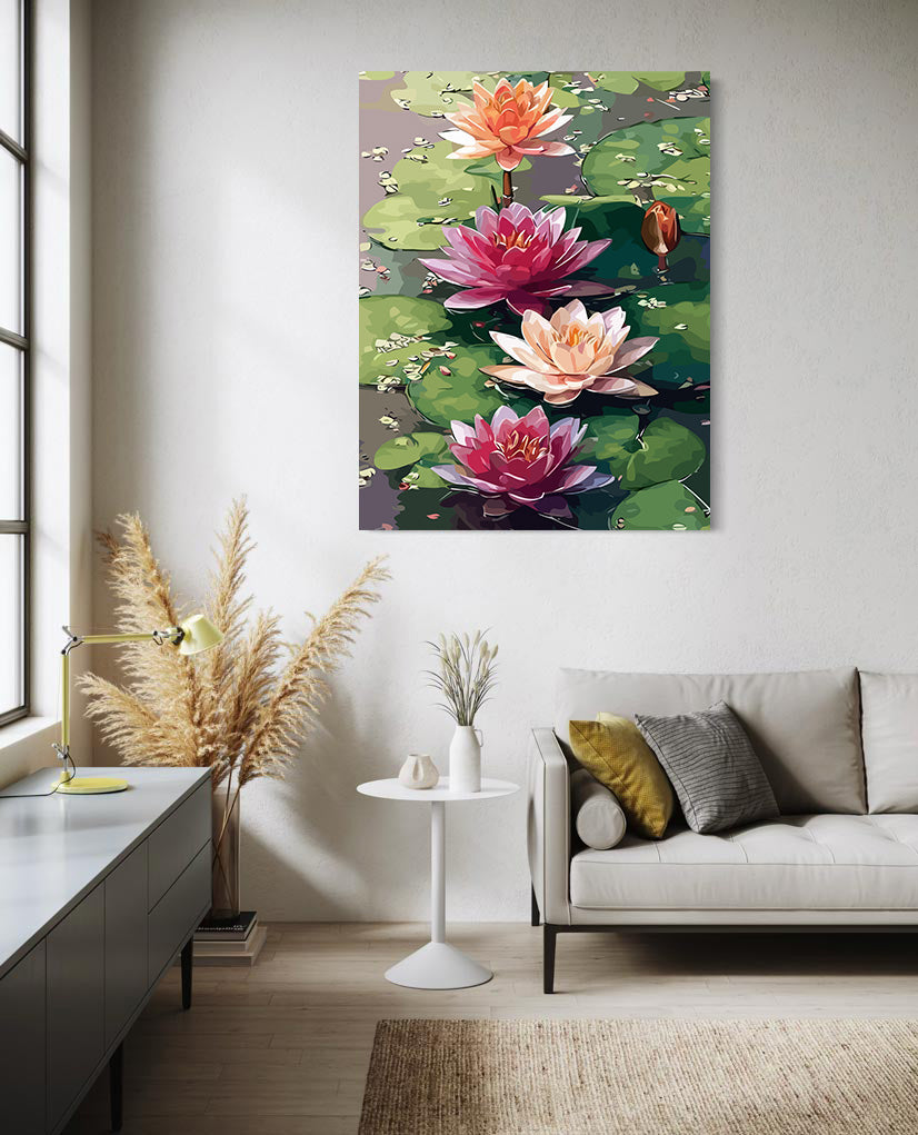 Set Pictură pe numere – Oglinda apei 6607