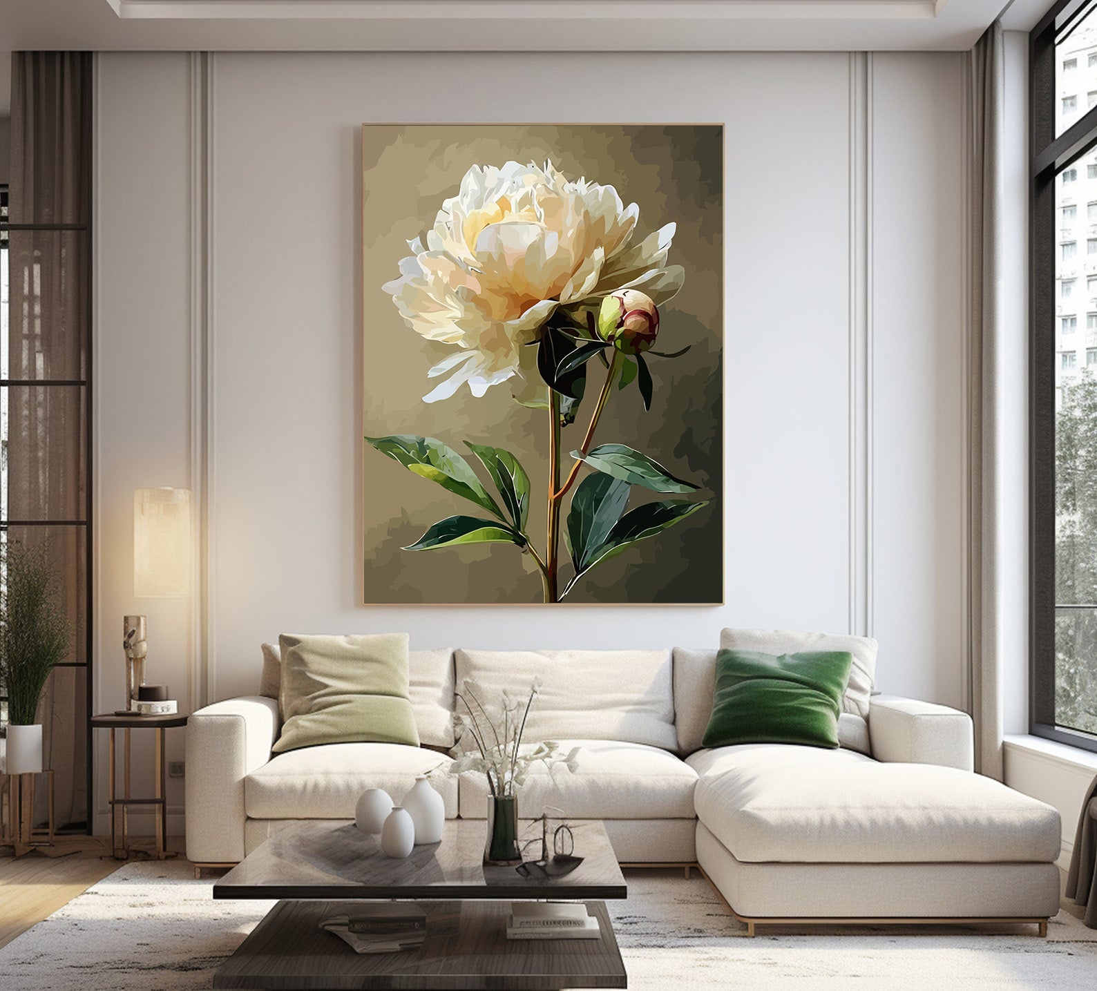 Pictura pe Numere – Harmony of Peonies 6614