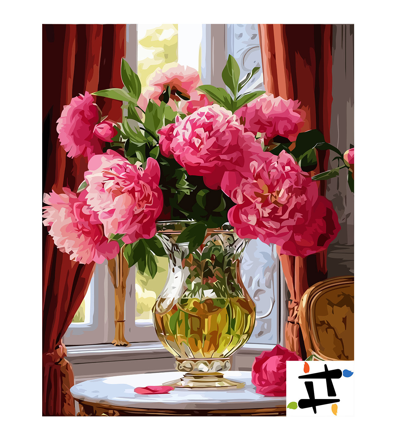 Pictura pe Numere – Rose Delight 6617