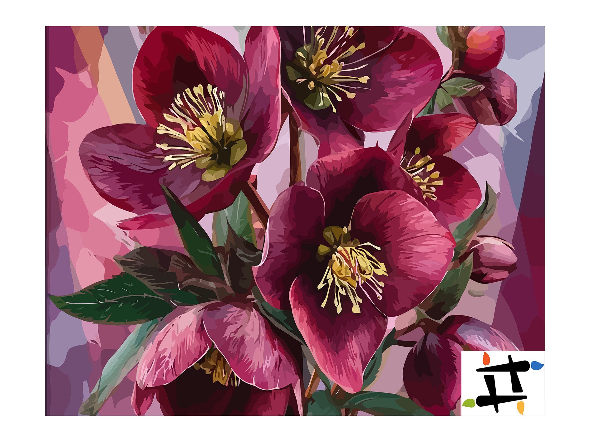 Set Pictură pe numere – Purpuriu Regal 6635