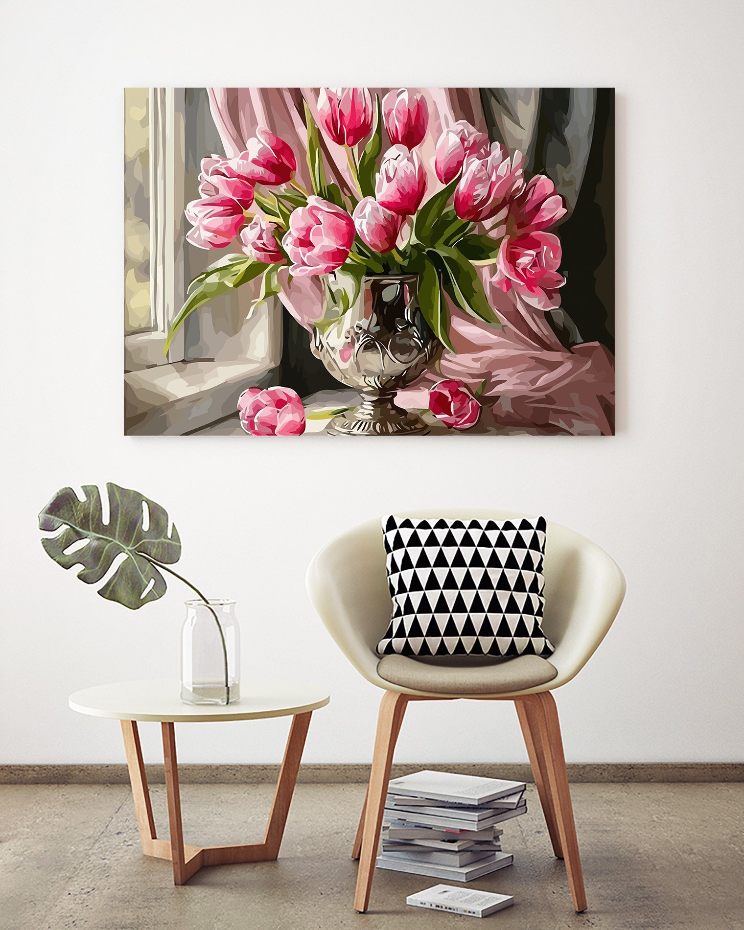 Pictura pe Numere – Gingasie roz 6647
