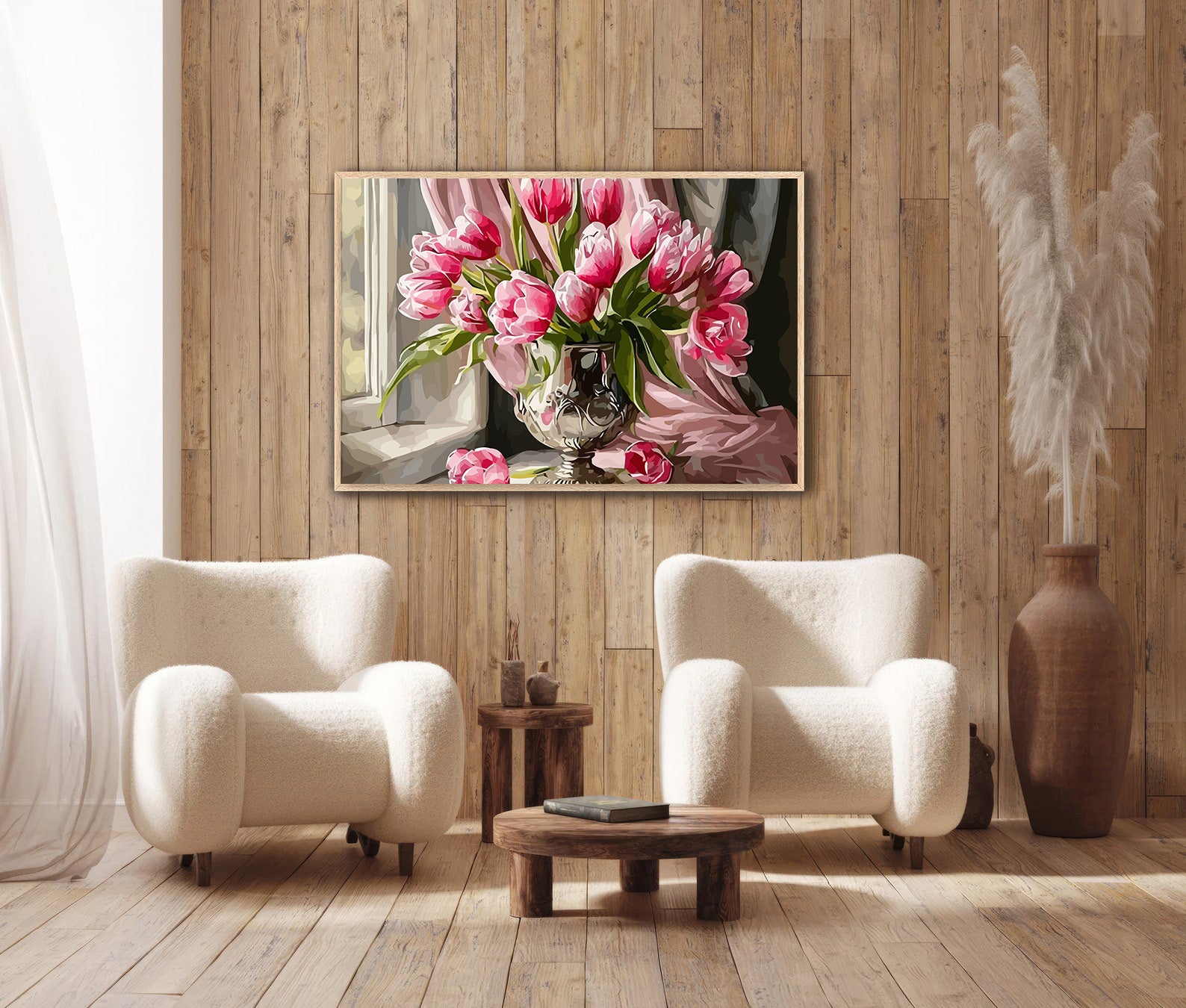 Pictura pe Numere – Gingasie roz 6647