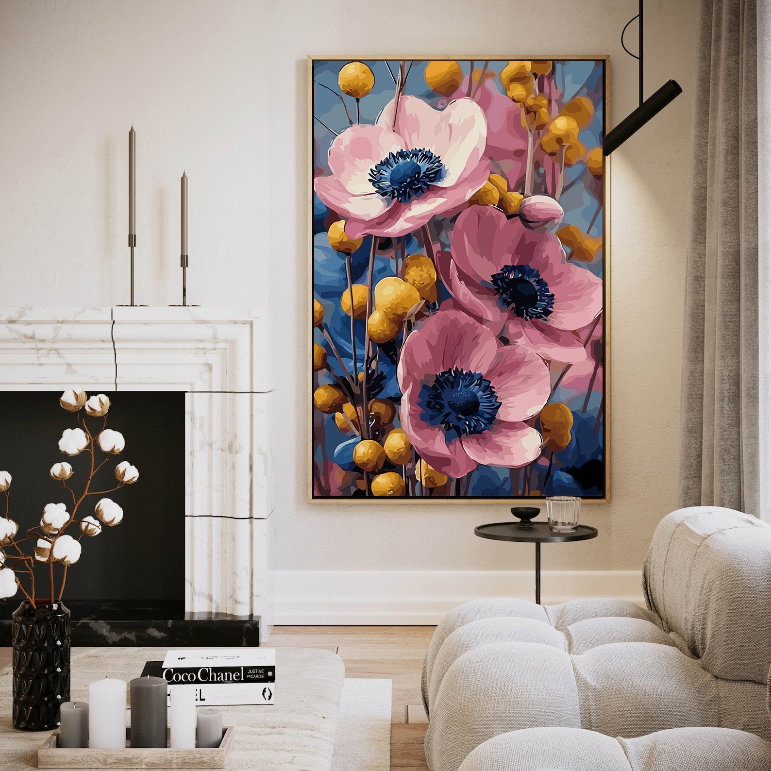 Pictura pe Numere – Inimi de Indigo 6659