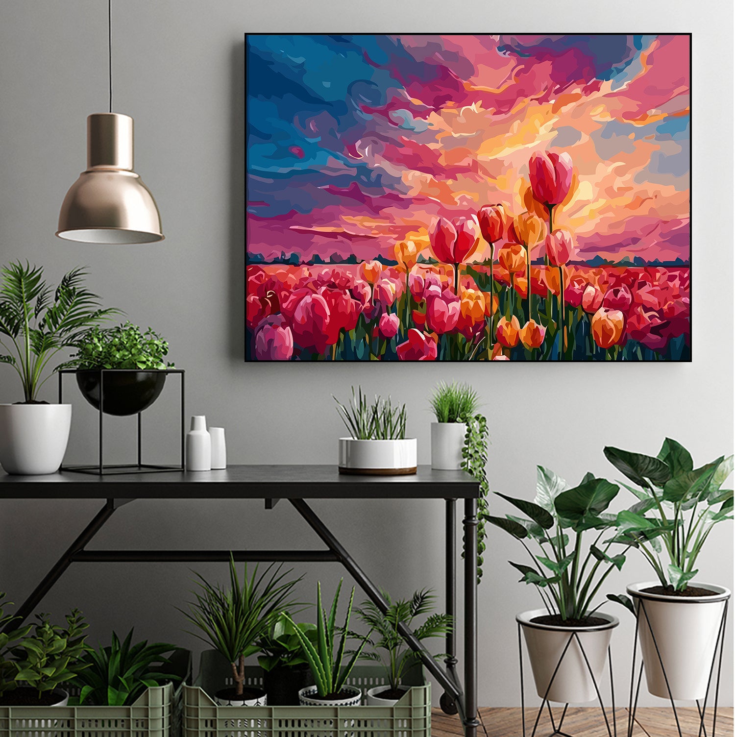 Pictura pe Numere – Dansul Florilor 6666