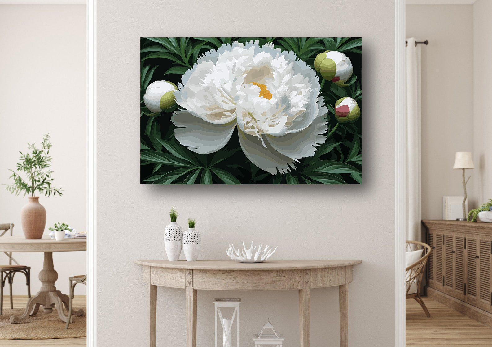 Pictura pe Numere – Lumina dintre Frunze 6677