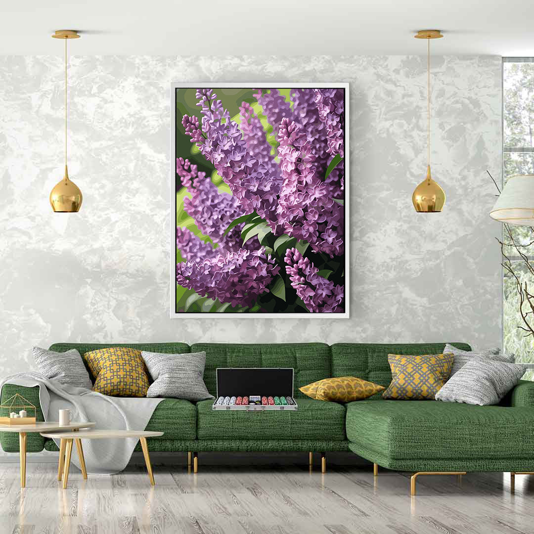 Pictura pe Numere – soapte de liliac 6684