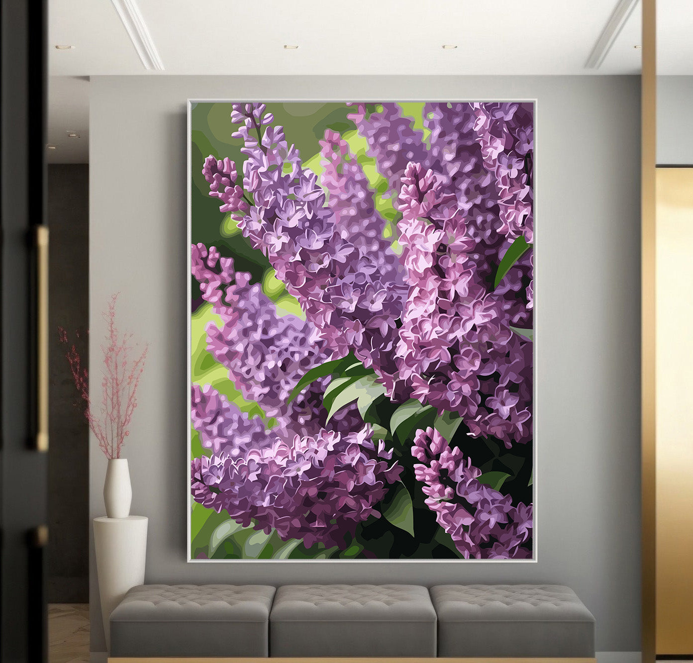 Pictura pe Numere – soapte de liliac 6684