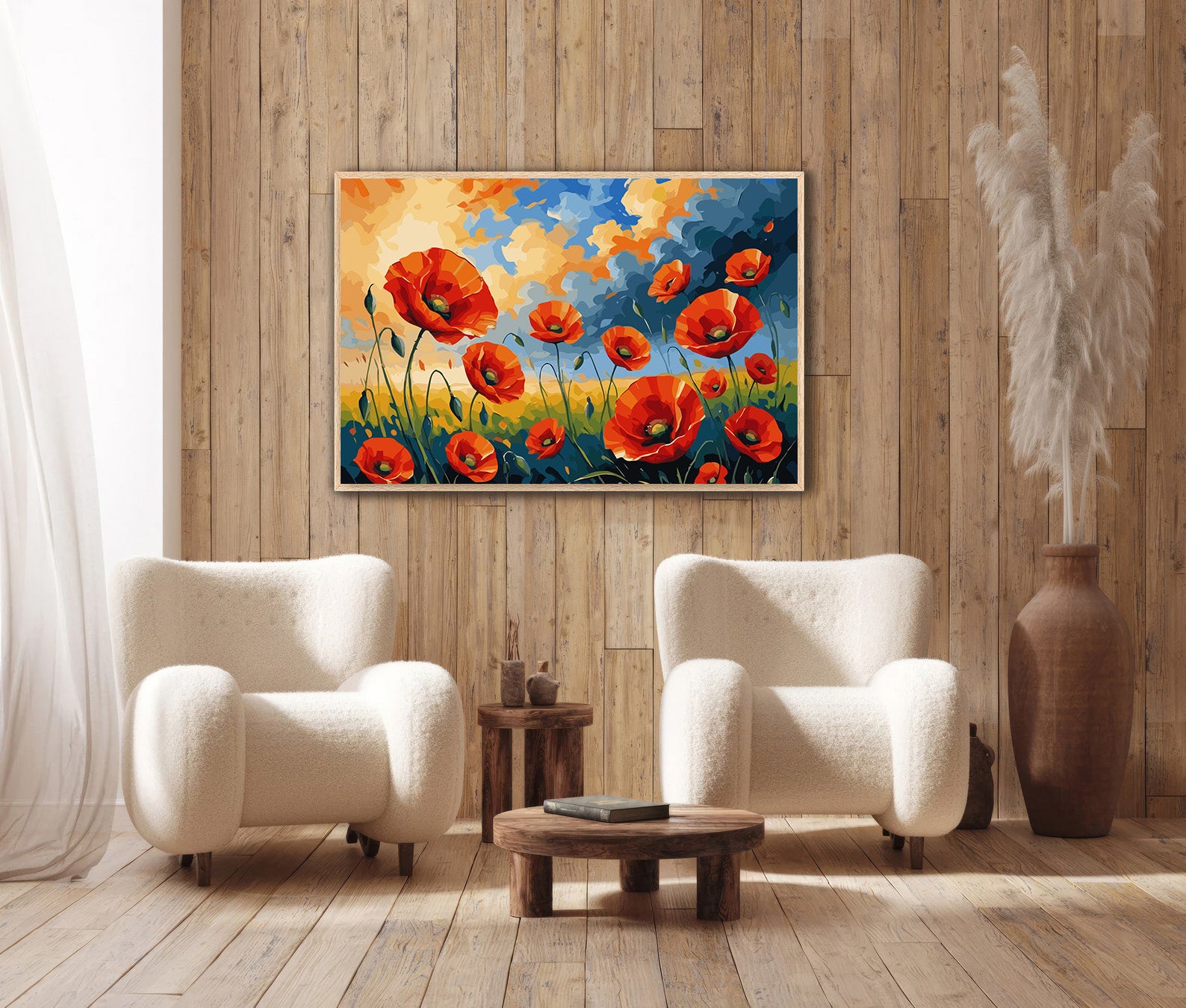 Set Pictură pe numere – Câmpie cu Maci 6687