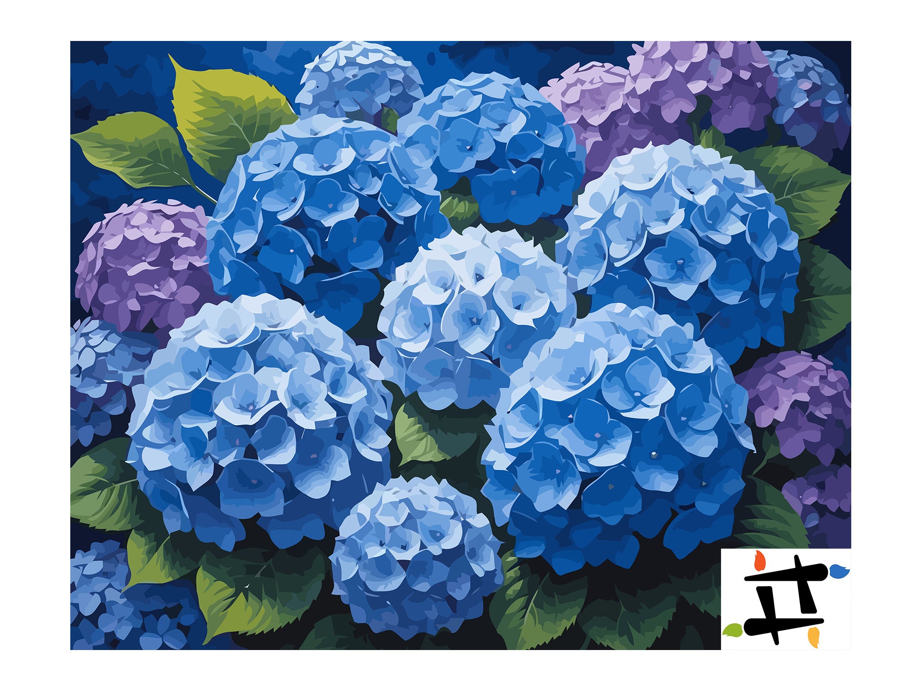 Pictura pe Numere – Ecouri de Indigo 6702
