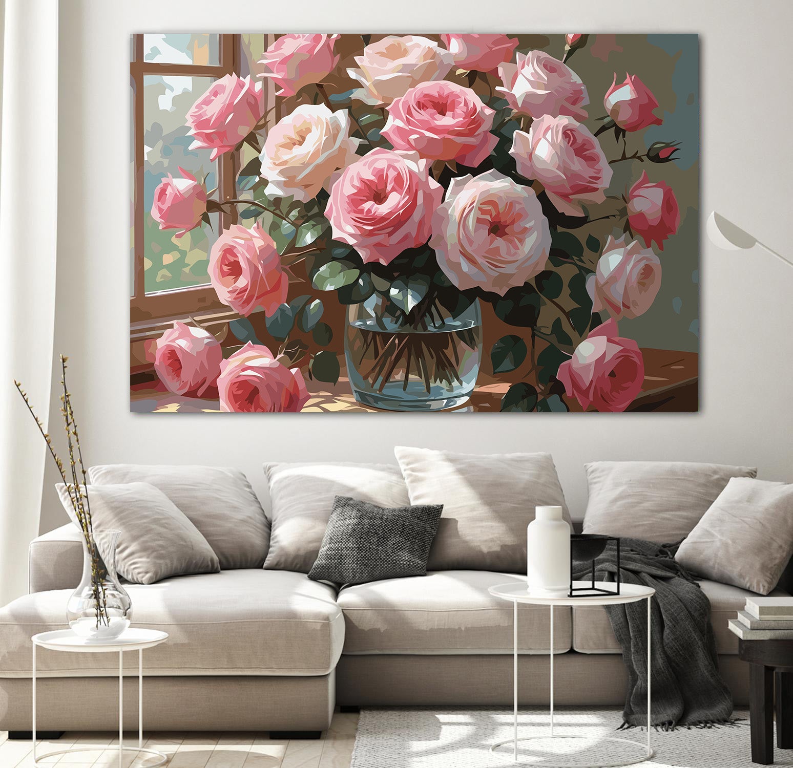 Set Pictură pe numere – Simfonia zorilor de trandafir 6717