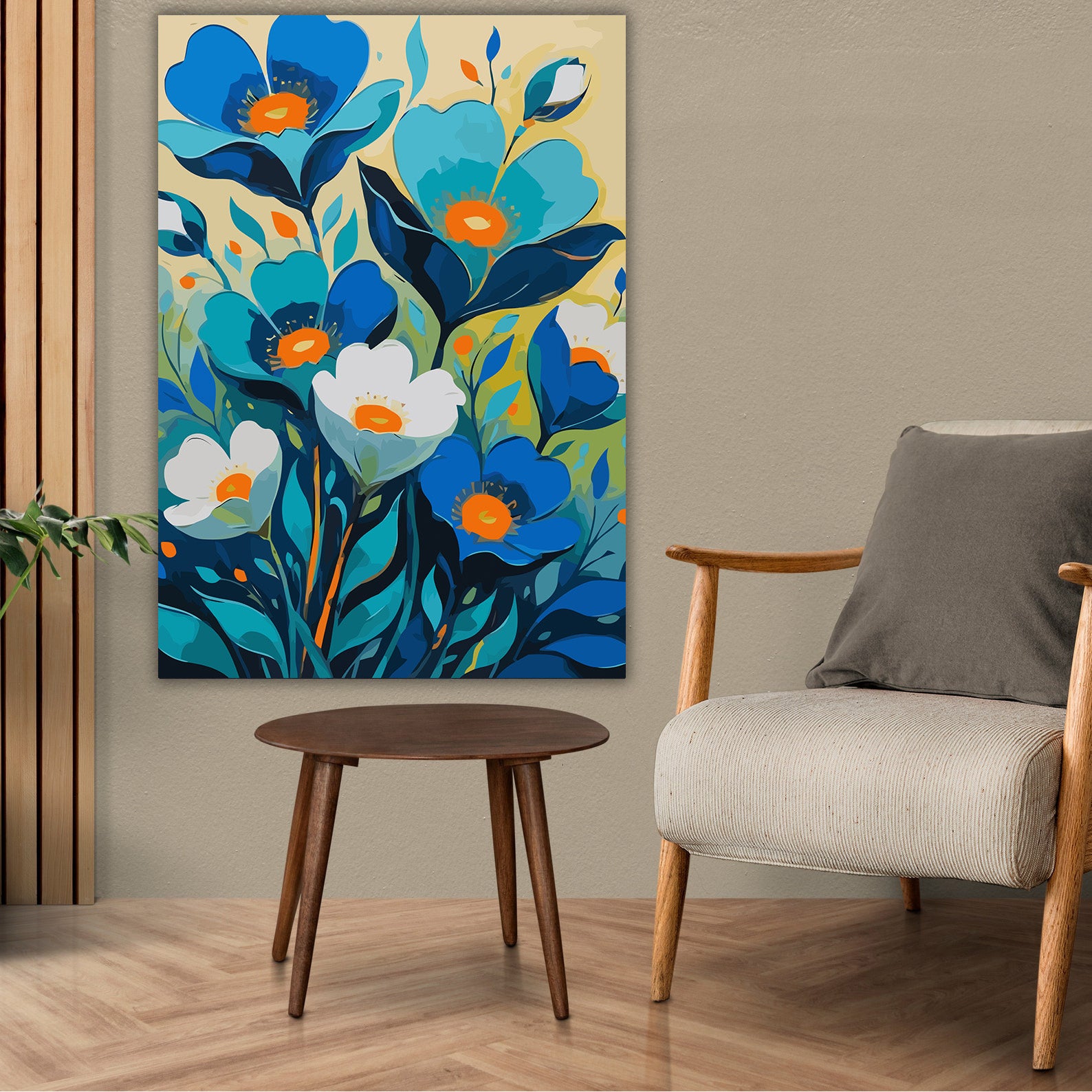 Pictura pe Numere – Serenitate in azur 6722