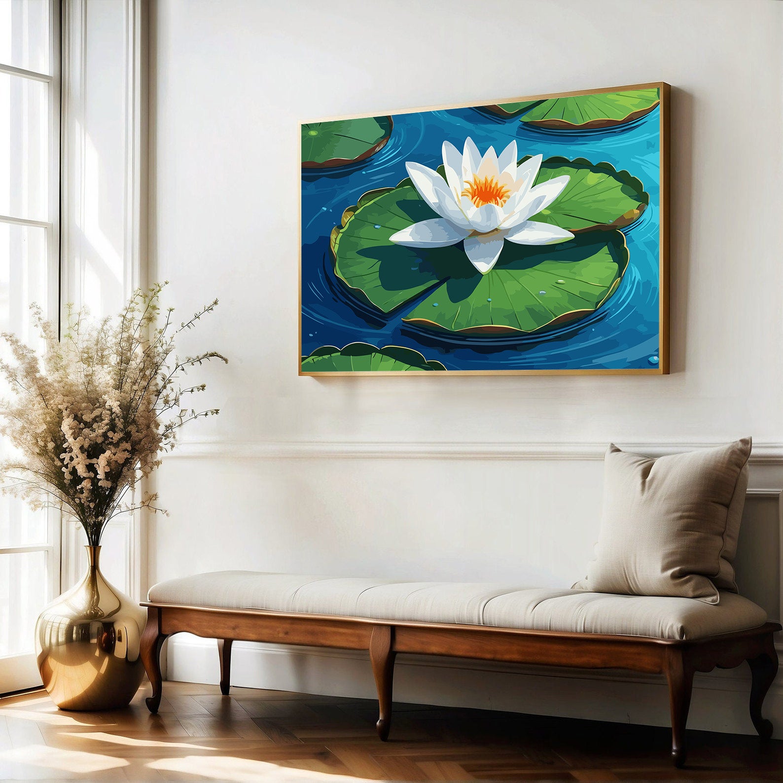 Pictura pe Numere – Moment de zen in alb 6731