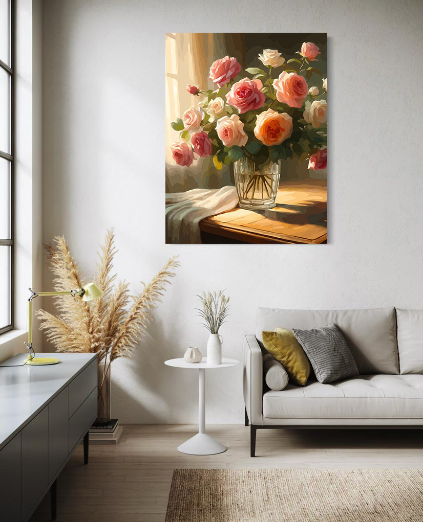 Set Pictură pe numere – Grădina de la fereastră 6736