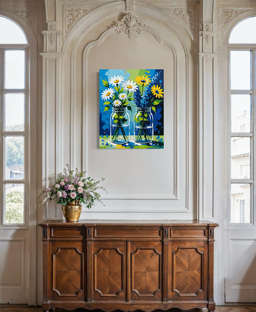 Pictura pe Numere – Flori culese in zori 6740