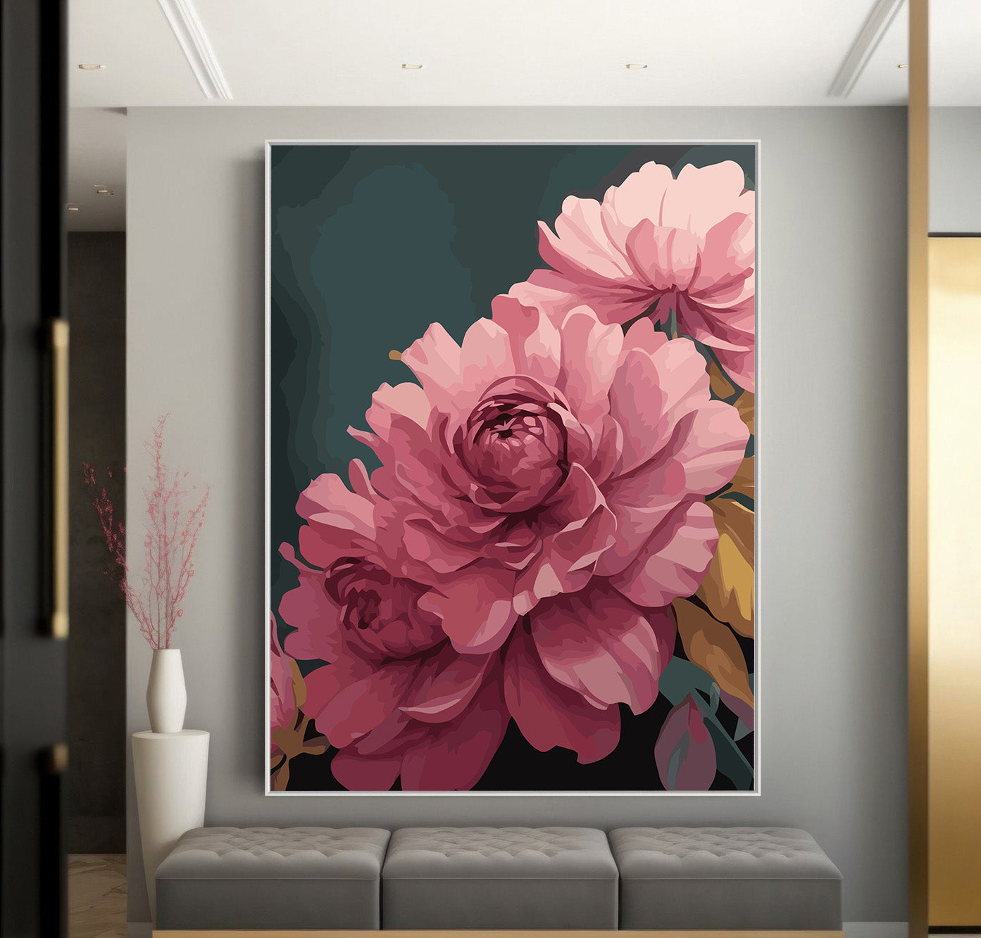 Pictura pe Numere – Visul roz al primaverii tarzii 6745