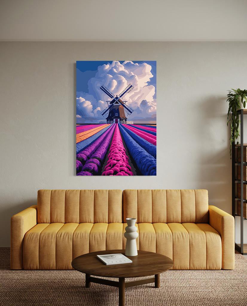 Pictura pe Numere – Geometria florilor sub vant 6754