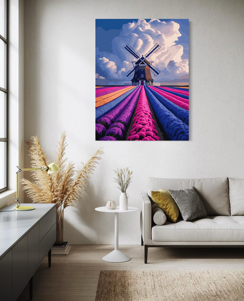 Pictura pe Numere – Geometria florilor sub vant 6754