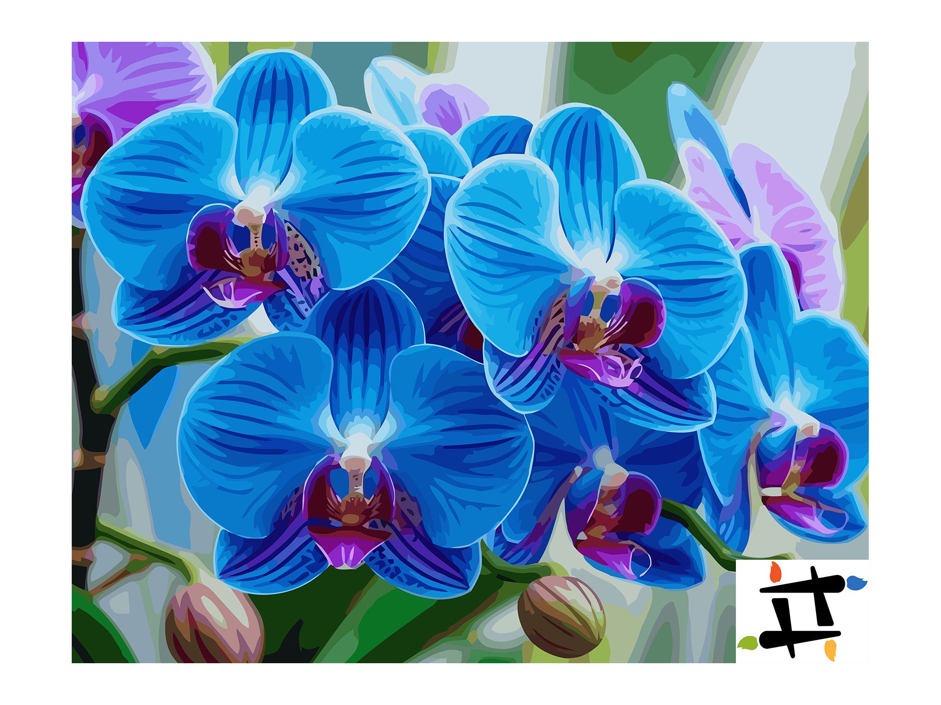 Pictura pe Numere – Aristocratia Gradinii Tropicale 6758