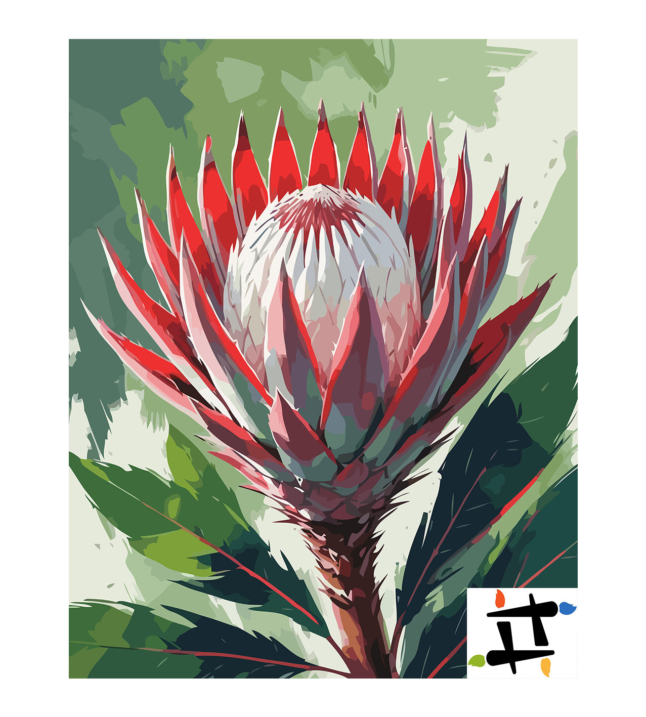 Pictura pe Numere – Coroana Pamantului 6759