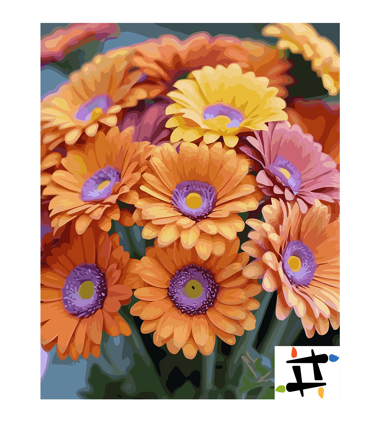 Pictura pe Numere – Ritmul Petalelor 6764