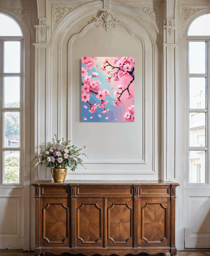 Pictura pe Numere – Zen in Roz si Azur 6766
