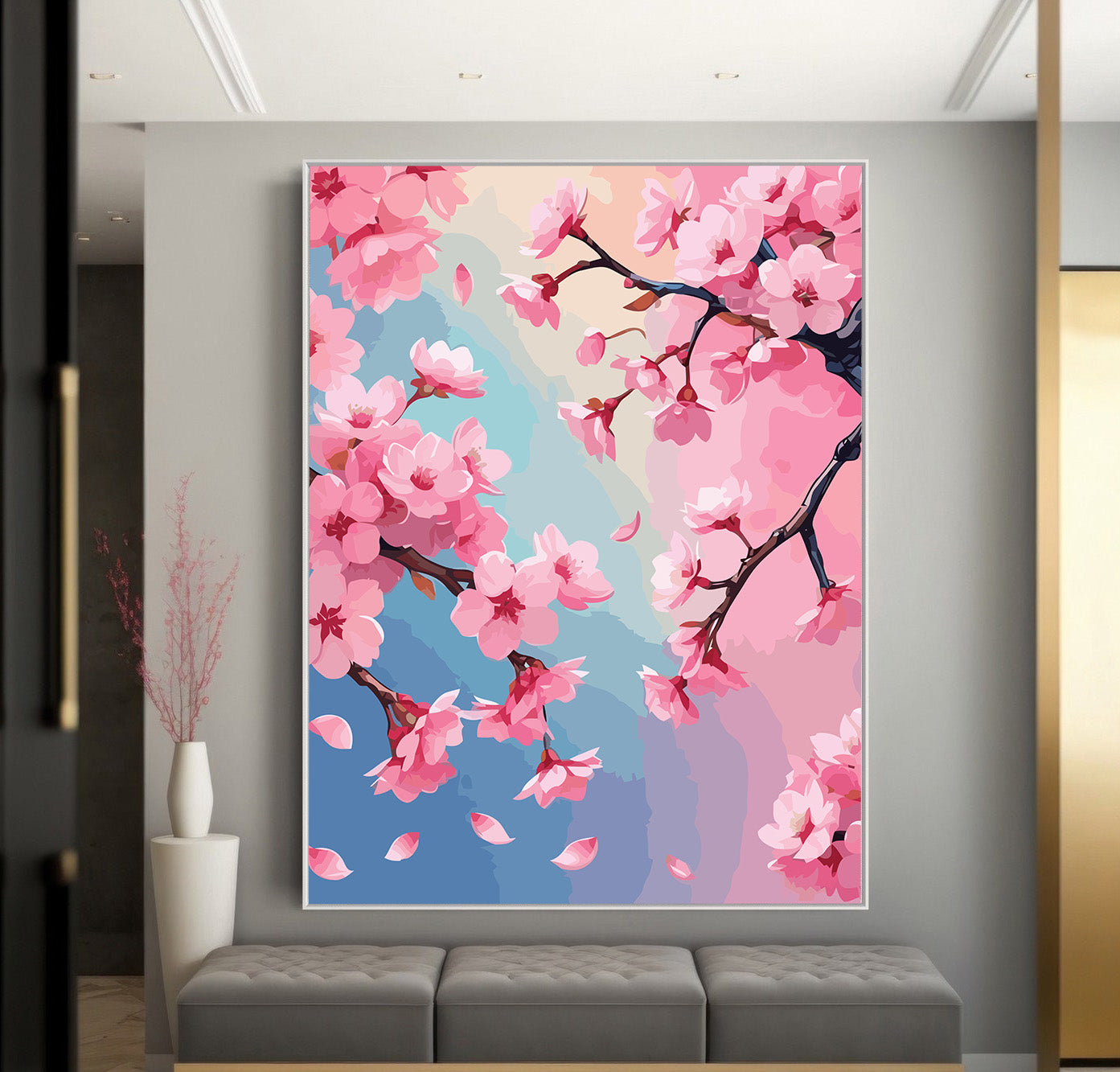 Pictura pe Numere – Zen in Roz si Azur 6766