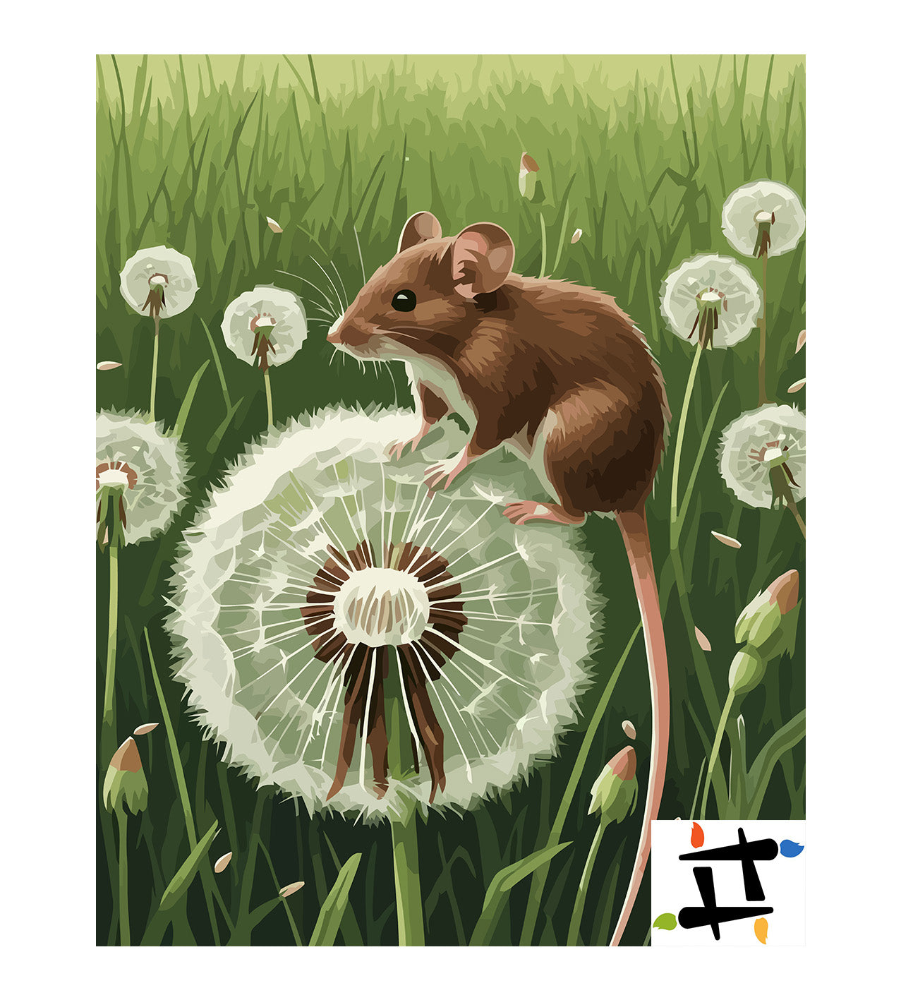 Pictura pe Numere – Linistea din Iarba 6770