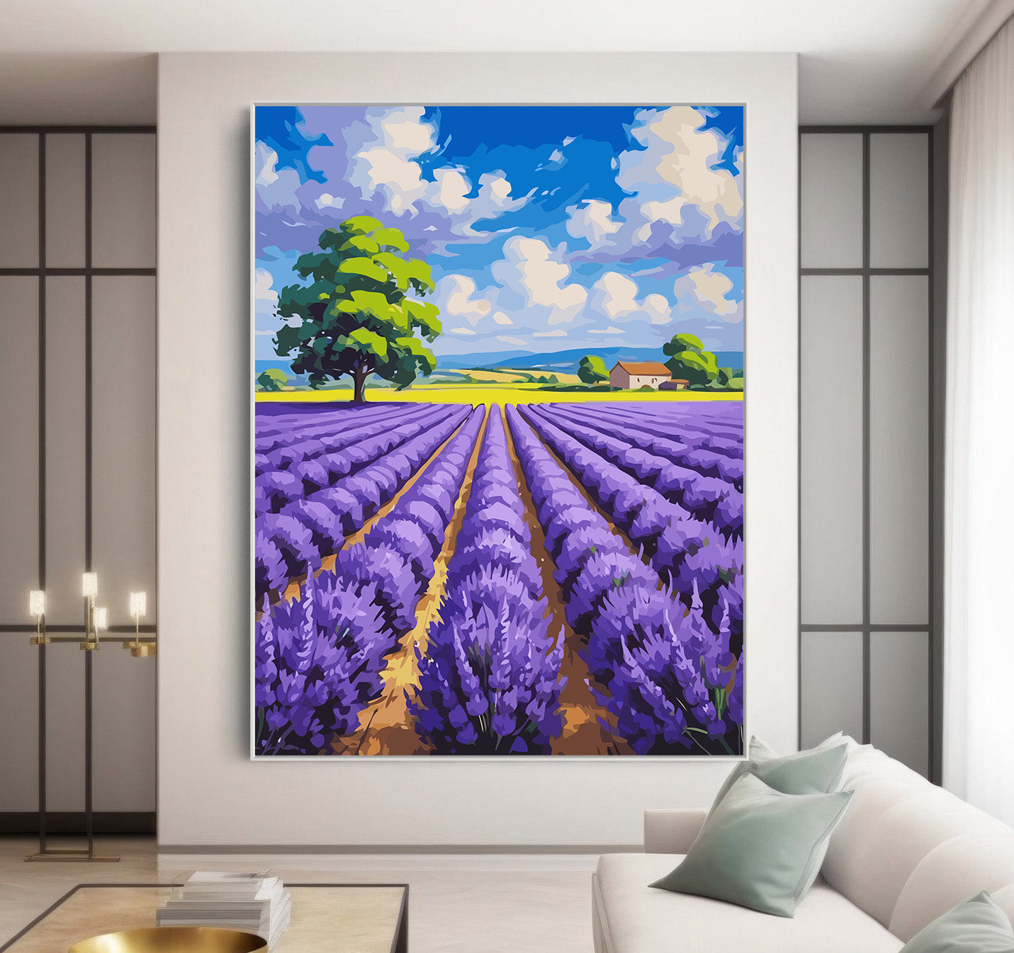 Pictura pe Numere – Ecou in Violet 6774