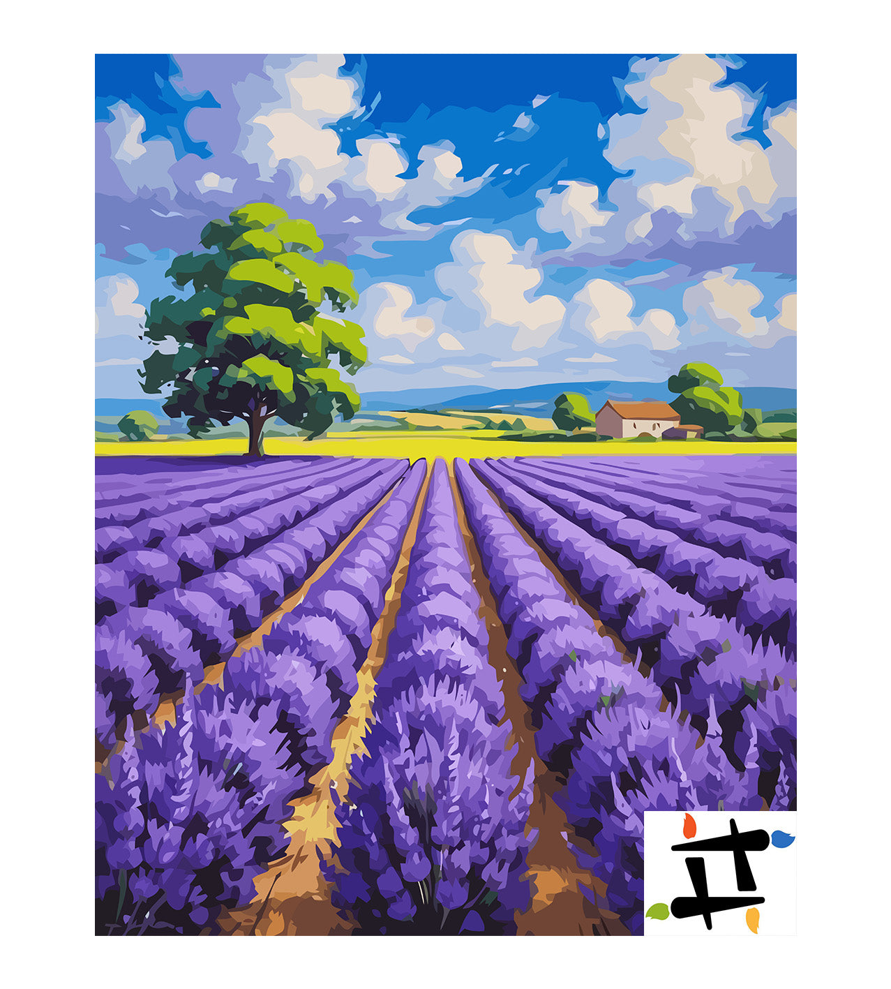 Pictura pe Numere – Ecou in Violet 6774