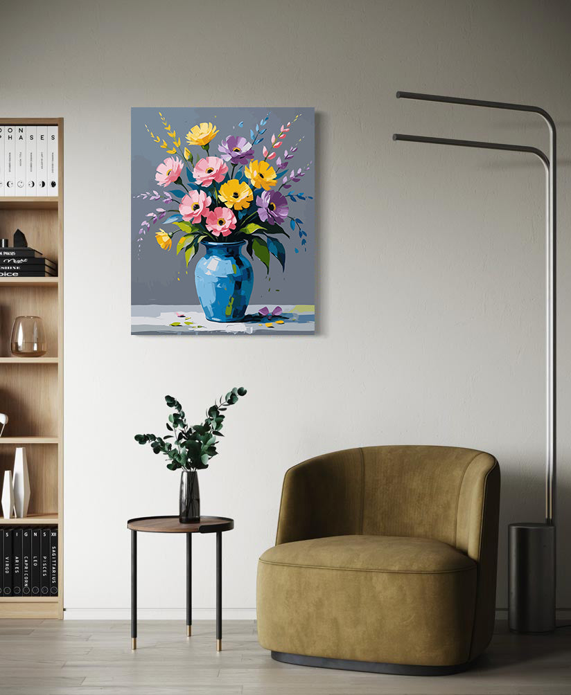 Set Pictură pe numere – Ecouri de Lumină în Azur 6786