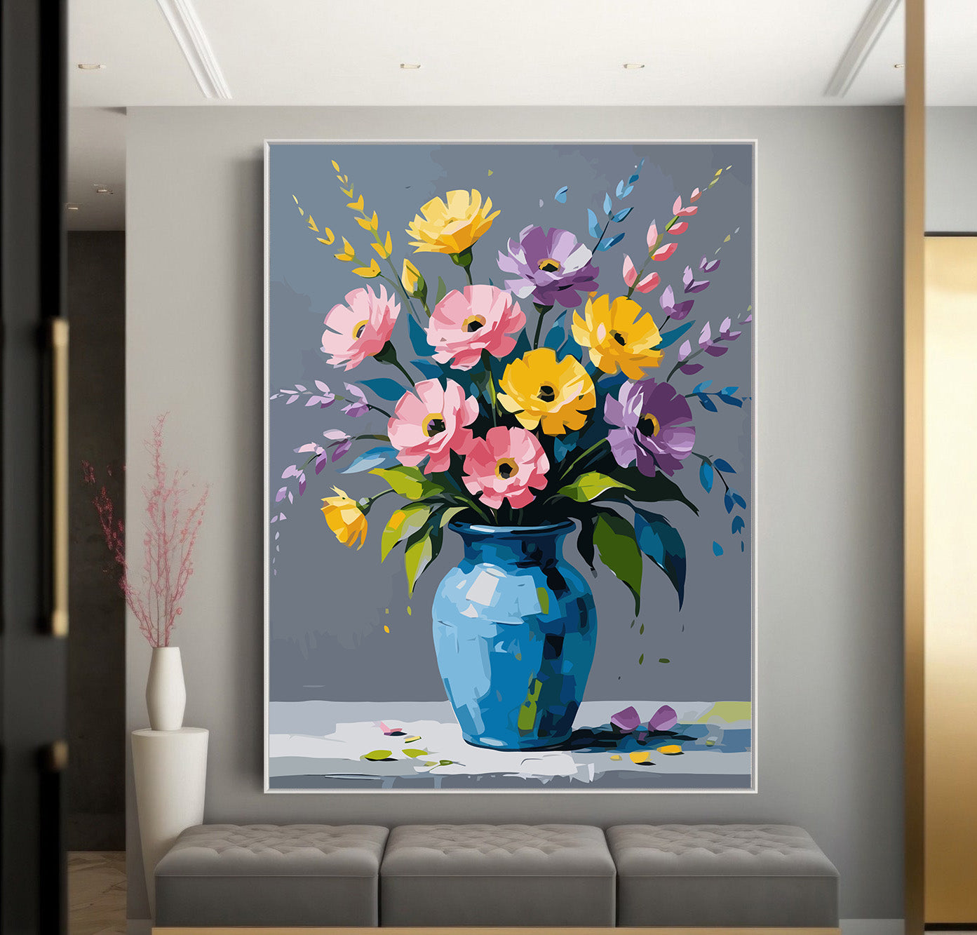 Pictura pe Numere – Ecouri de Lumina in Azur 6786