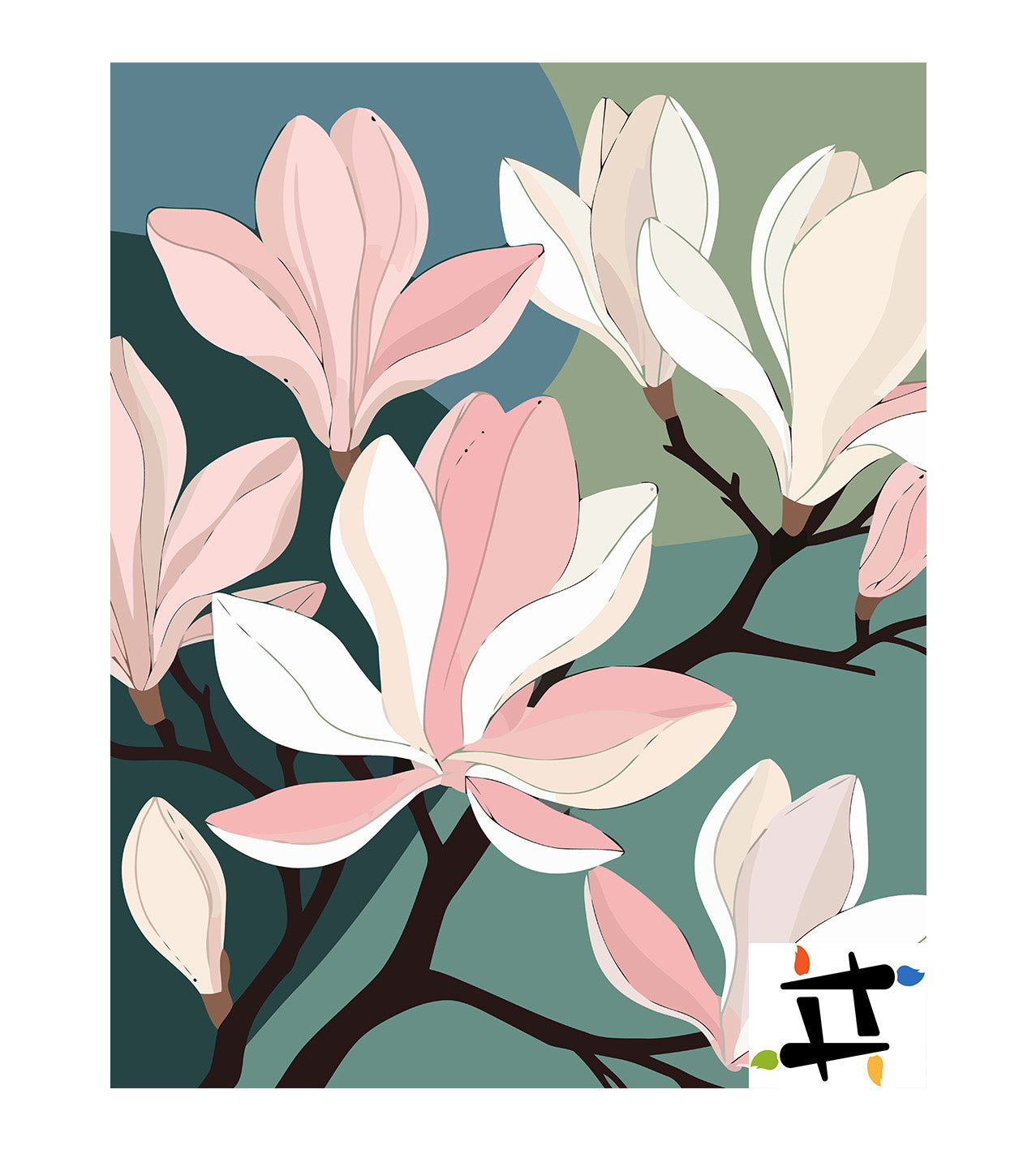 Set Pictură pe numere – Geneză în Pastel 6789