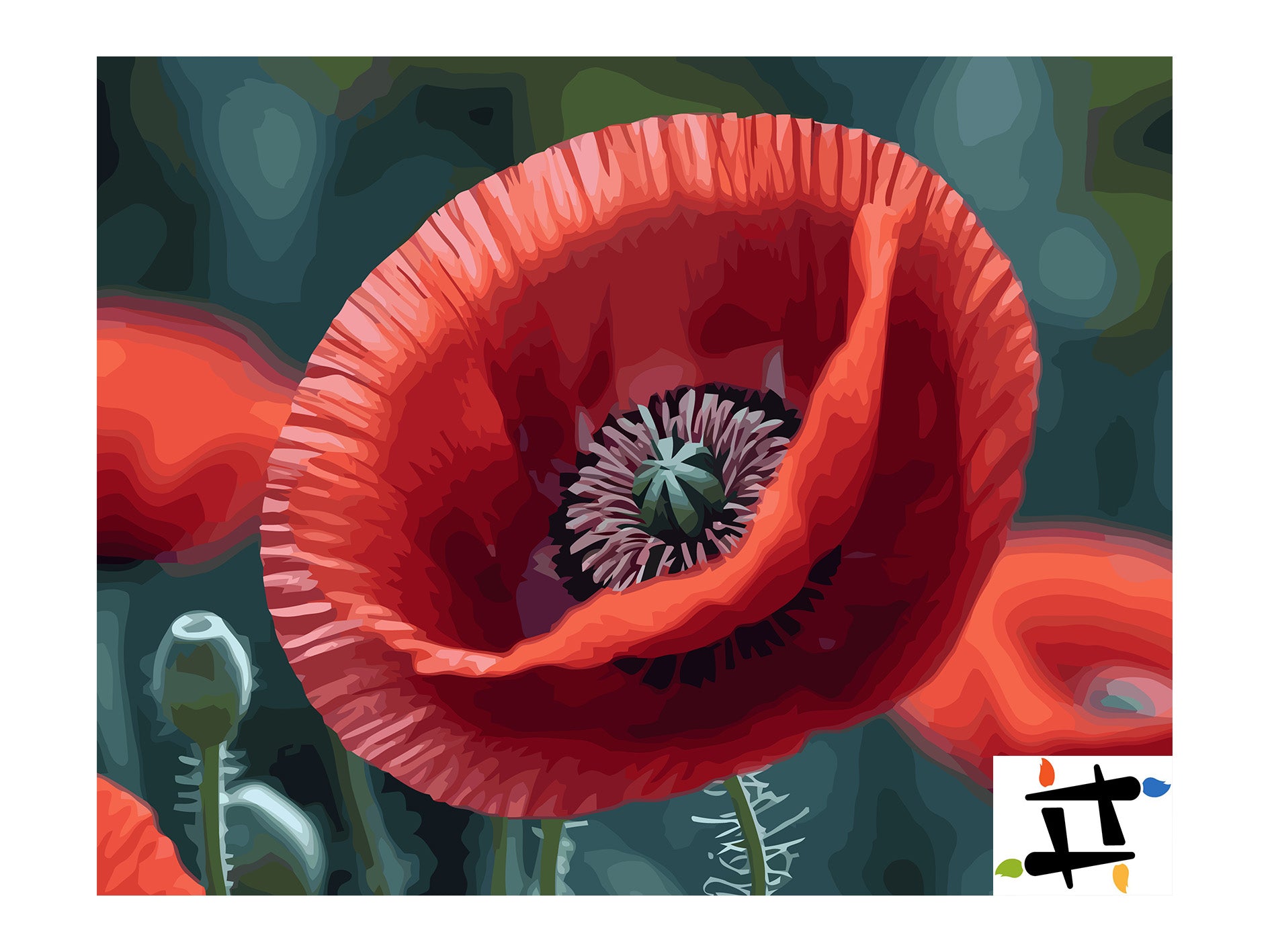 Set Pictură pe numere – Inima de Cărbune 6795